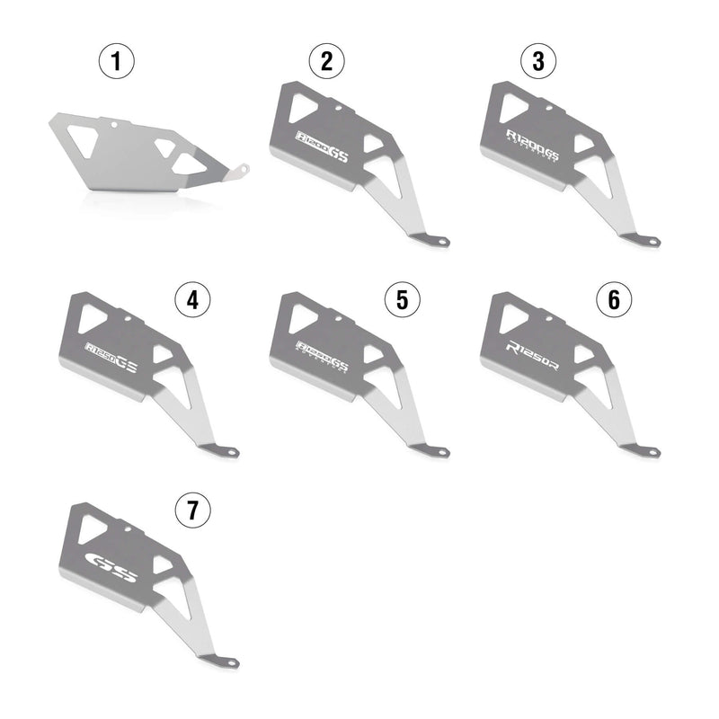 Load image into Gallery viewer, Tabela numeração modelos proteção válvula escape BMW GS Adventure R1250 R1200
