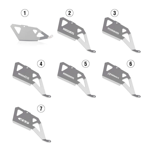 Tabela numeração modelos proteção válvula escape BMW GS Adventure R1250 R1200