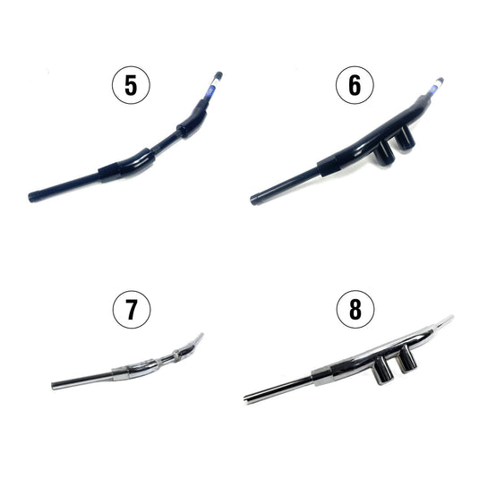 Diagrama técnico com medidas do guiador T 2" para Harley-Davidson Night Rod Special