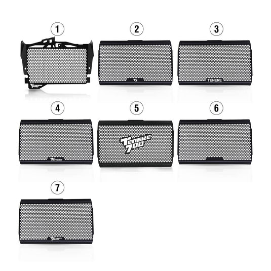 Grelha de Proteção de Radiador Yamaha Ténéré 700 / T7 / Rally 2019-2024 - Alumínio CNC