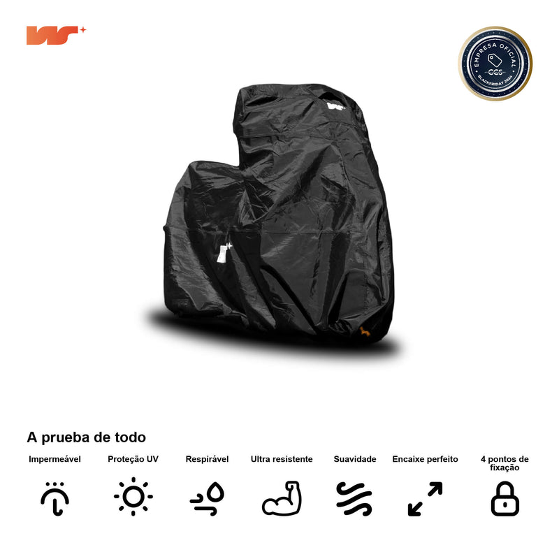Carregue imagem no visualizador da galeriaCapa para moto tamanho S até 213cm - Wagen Cover Deluxe
