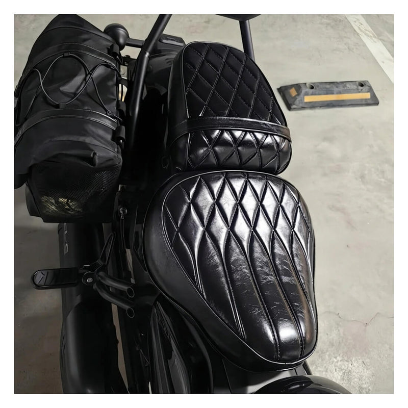 Load image into Gallery viewer, Conjunto bancos moto CFMOTO 450CLC instalação sem modificações encaixe perfeito OEM
