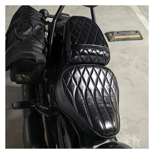 Conjunto bancos moto CFMOTO 450CLC instalação sem modificações encaixe perfeito OEM