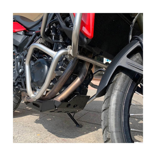 Proteção cárter BMW F650GS F700GS alumínio resistente impactos