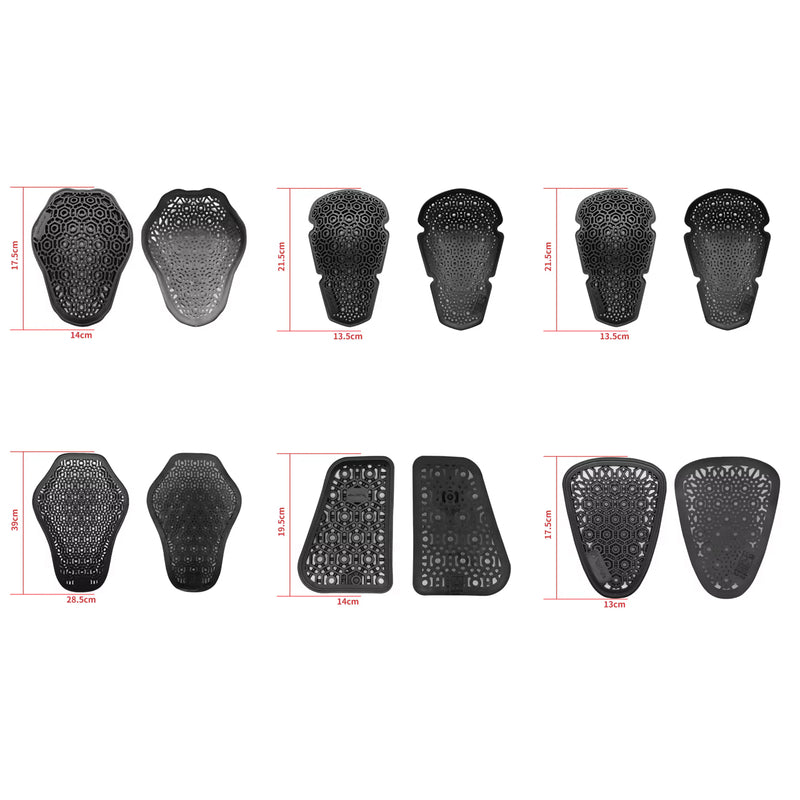 Carregue imagem no visualizador da galeriaProteção completa motociclista - kit proteções CE protetor dorsal
