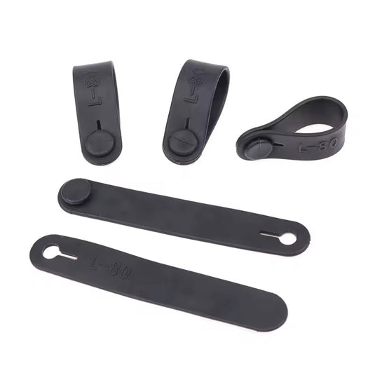 Abraçadeiras elásticas de borracha para moto - 10 Unidades (5 cm ou 8 cm)