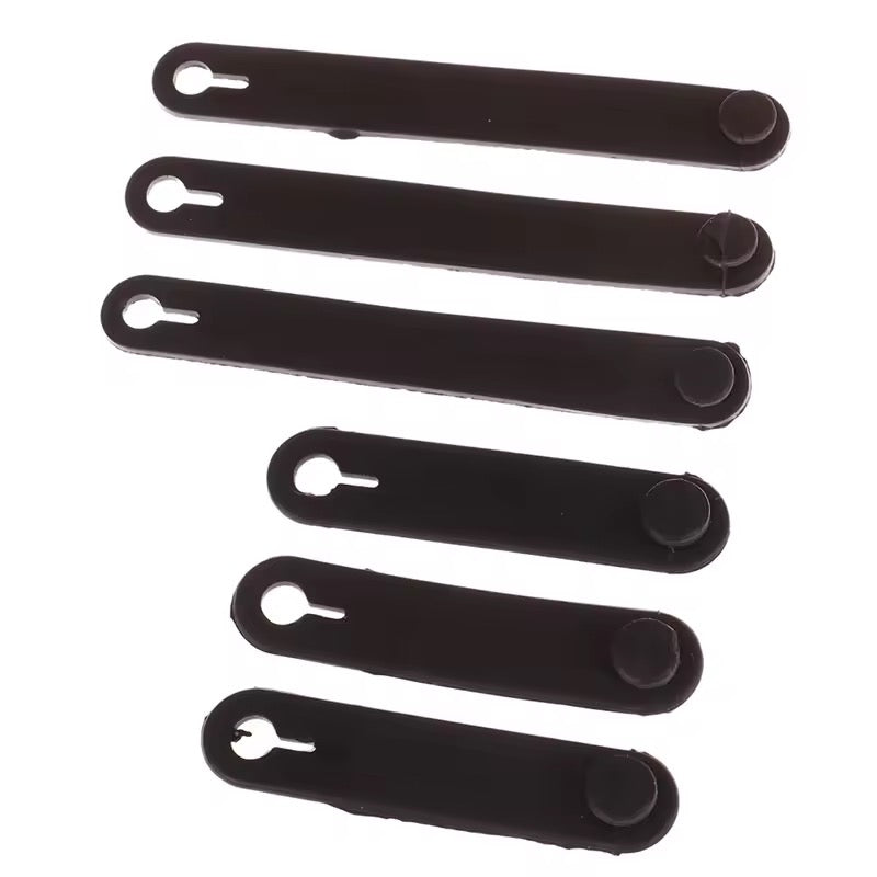 Carregue imagem no visualizador da galeriaAbraçadeiras elásticas de borracha para moto - 10 Unidades (5 cm ou 8 cm)
