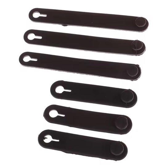 Abraçadeiras elásticas de borracha para moto - 10 Unidades (5 cm ou 8 cm)