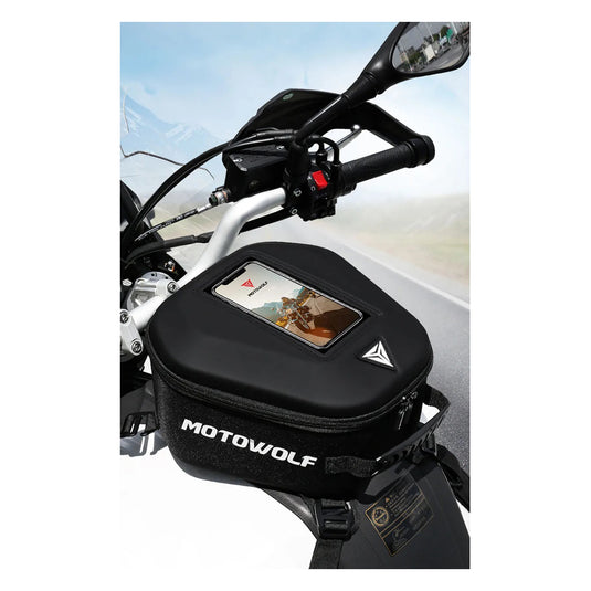 Bolsa de depósito magnética para moto - Multifuncional e impermeável