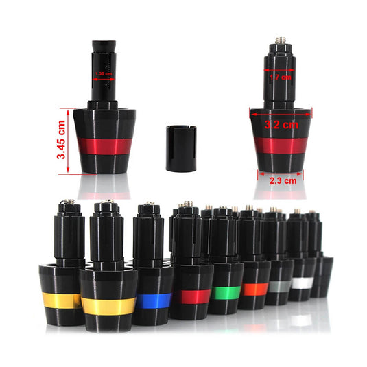 Contrapesos para Guiador de Moto - Alumínio CNC 22 mm