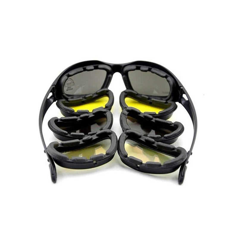 Load image into Gallery viewer, Óculos tácticos 4 Lentes intercambiáveis anti UV polarizados
