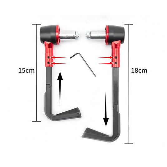 Par protetor alavanca travão e embraiagem ajustável