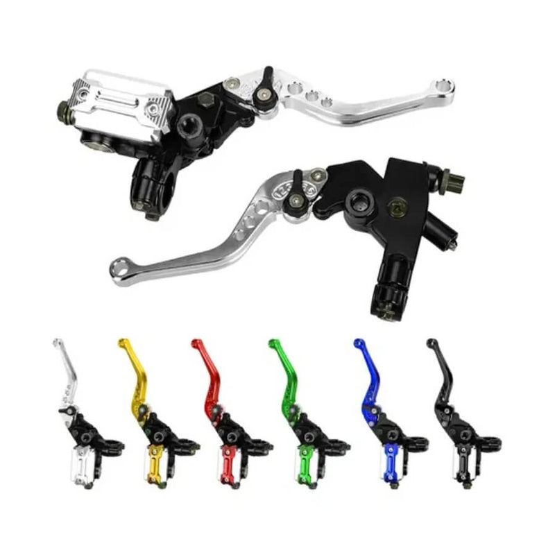 Carregue imagem no visualizador da galeriaManetes de travão e embraiagem ajustáveis universais 22 mm
