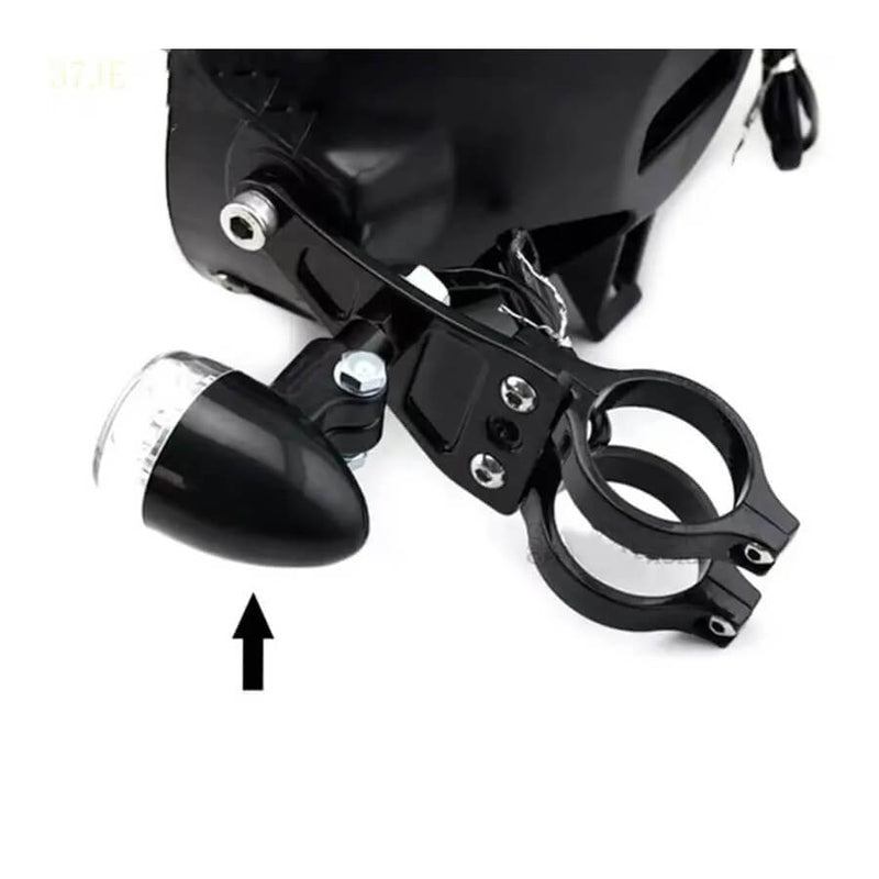 Load image into Gallery viewer, Vista lateral do suporte de farol universal para bainha 41mm
