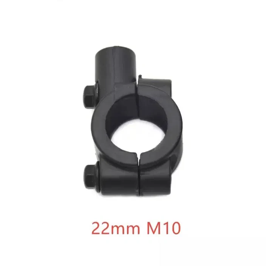Par de suportes roscados para espelhos de haste moto M8 M10