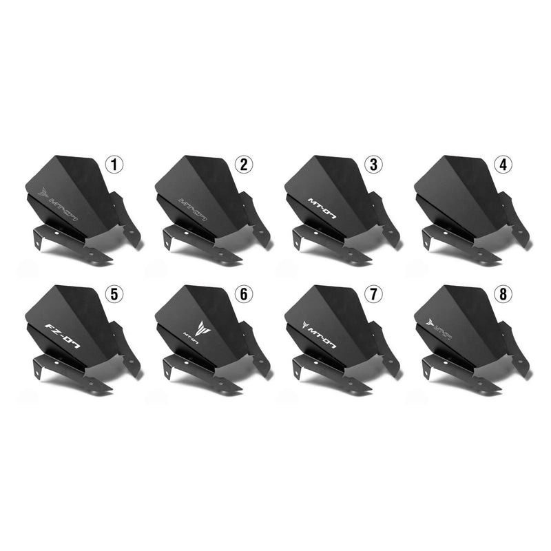 Carregue imagem no visualizador da galeriaDefletor de Vento Yamaha MT-07 FZ-07 2014-2017 - Proteção Frontal em Alumínio
