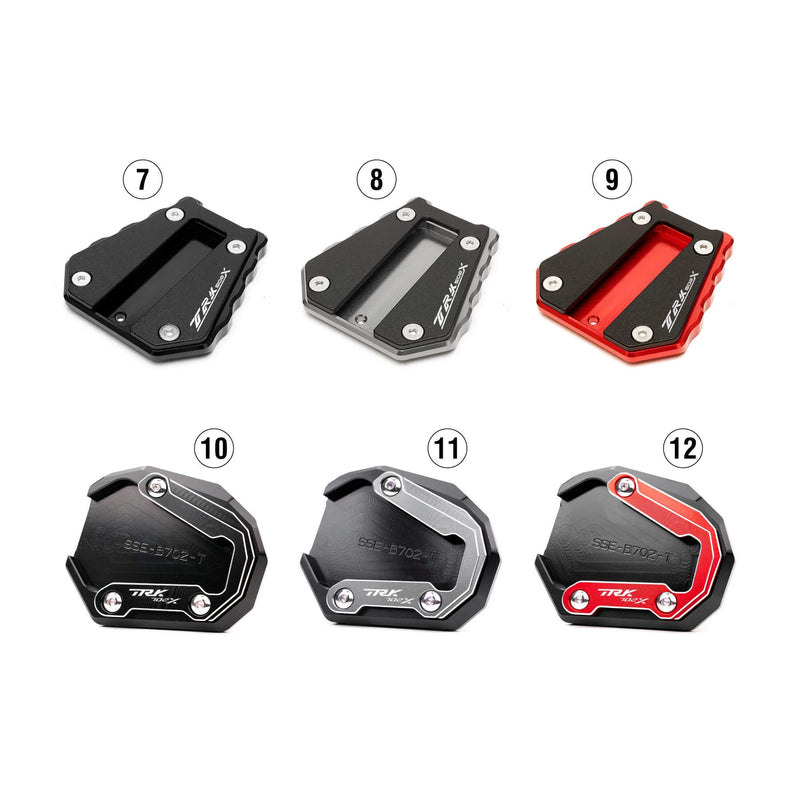 Load image into Gallery viewer, Guia numeração modelos extensão apoio lateral Benelli TRK 502X 702X com válvulas opcionais
