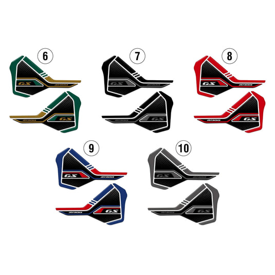 Protetor depósito resina 3D BMW R1300GS Adventure disponível em verde, preto, vermelho, azul e cinza