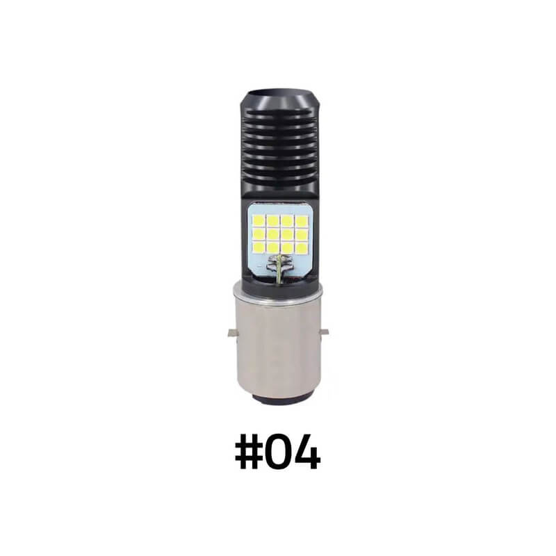 Carregue imagem no visualizador da galeriaLâmpada LED moto farol frontal - modelo H4 encaixe e fixação

