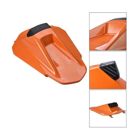 Capa de banco passageiro KTM Duke 790 2018-2024 em ABS com acabamento fibra de carbono 