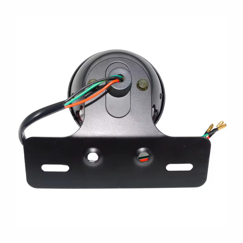 Load image into Gallery viewer, Farolim traseiro LED 12V suporte matrícula central - chopper bobber

