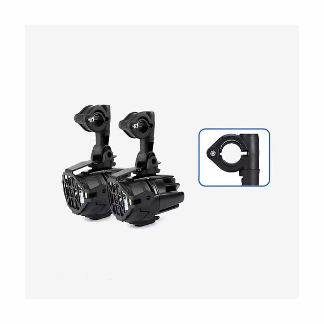 Carregue imagem no visualizador da galeriaFaróis auxiliares homologados E9 - 40W LED para moto
