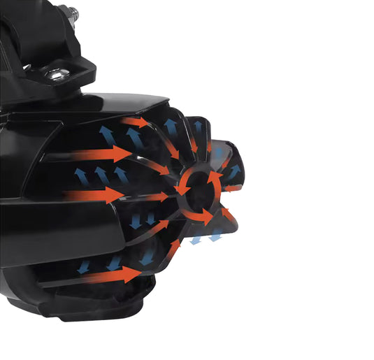 Faróis auxiliares bifocais homologados E24 - 40W LED