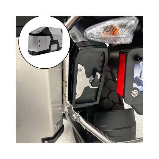 Caixa alumínio BMW R1250GS Adventure - sistema segurança anti-perda tampa