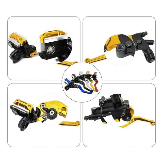 Manetes de travão e embraiagem ajustáveis universais 22 mm