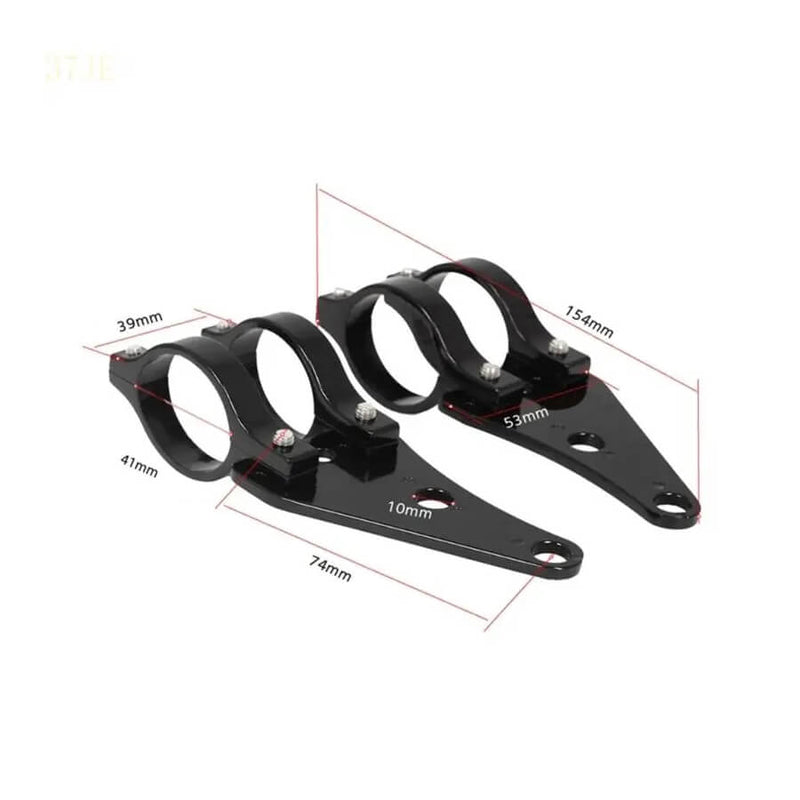 Load image into Gallery viewer, Montagem do suporte de farol em alumínio para moto naked e streetfighter
