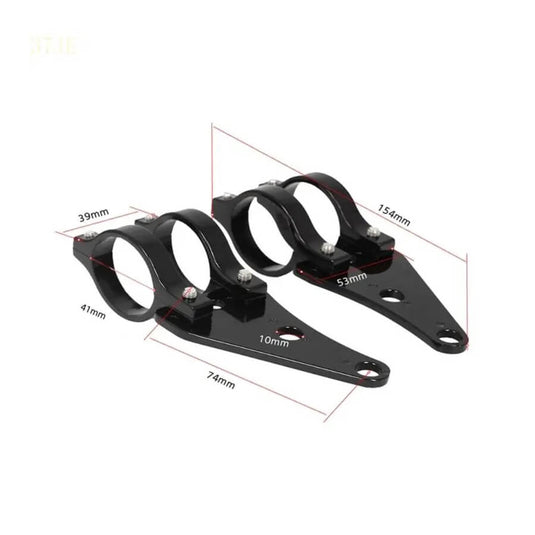 Montagem do suporte de farol em alumínio para moto naked e streetfighter