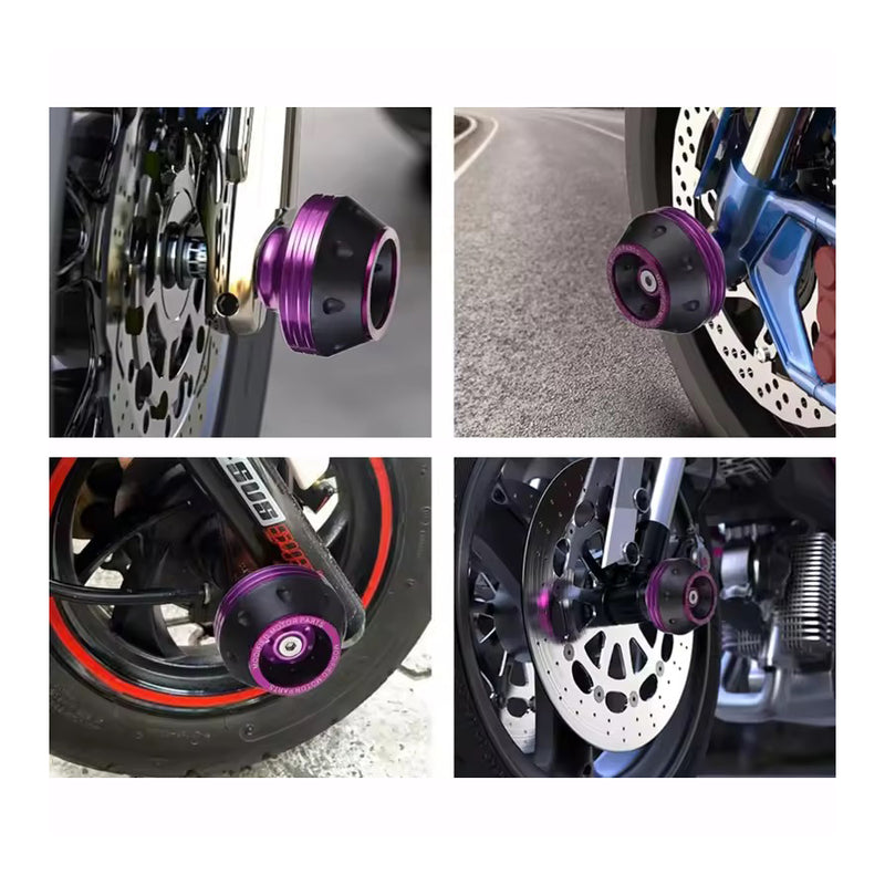 Carregue imagem no visualizador da galeriaProteções anti-queda universais para roda dianteira de motos
