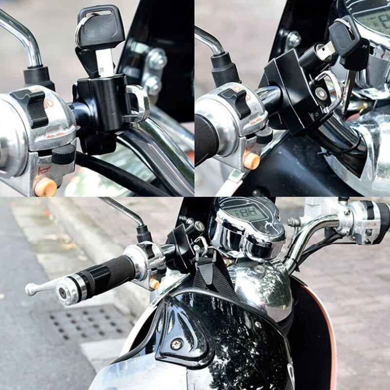 Carregue imagem no visualizador da galeriaAloquete duas chaves fixação quadro capacete moto
