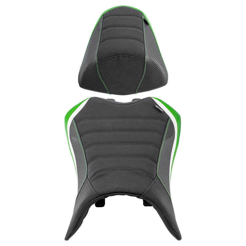 Load image into Gallery viewer, Vista lateral do banco Kawasaki Ninja 1000SX com absorção de impactos
