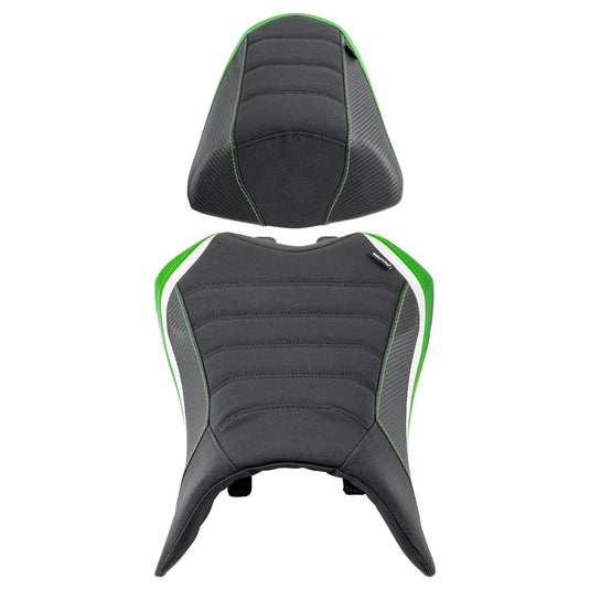 Vista lateral do banco Kawasaki Ninja 1000SX com absorção de impactos