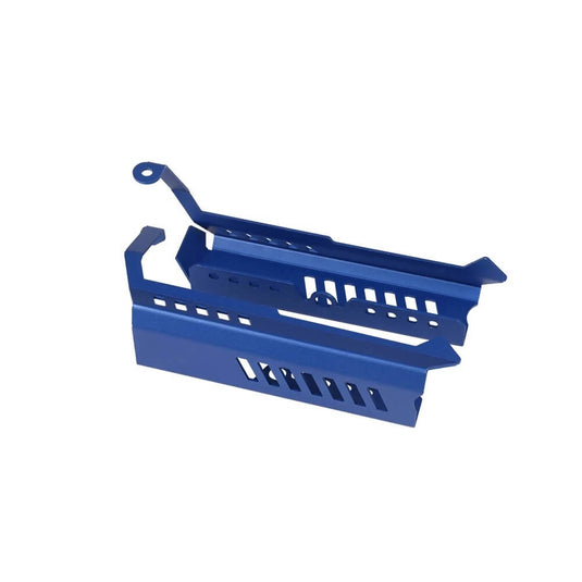 Proteções radiador MT-09 alumínio CNC cor preta instaladas