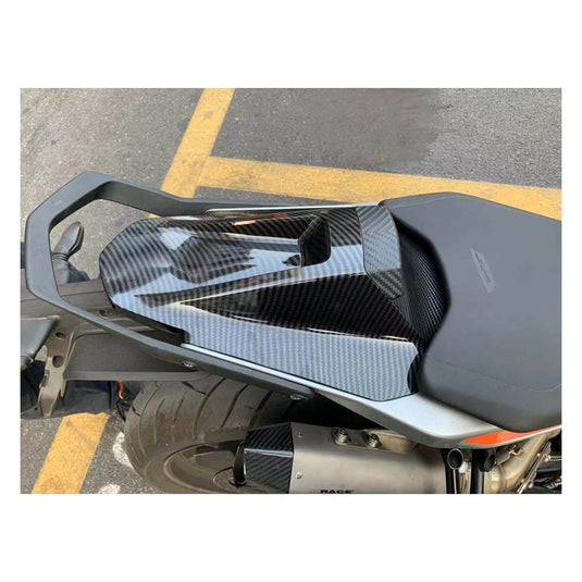 Capa banco passageiro KTM Duke 790 laranja instalação plug-and-play 