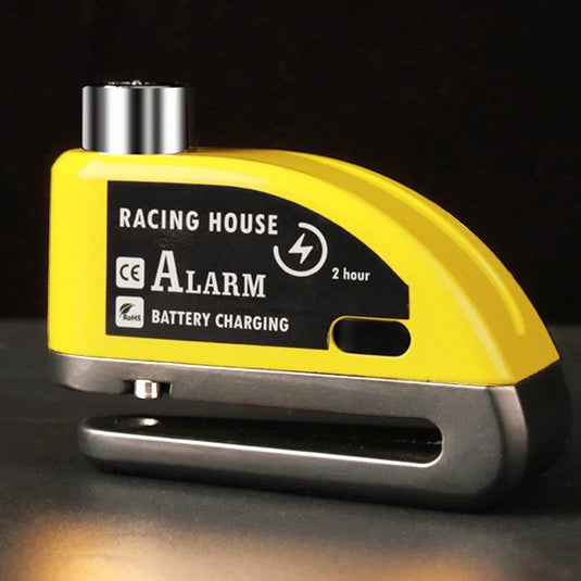 Alarme cadeado moto bateria recarregável USB