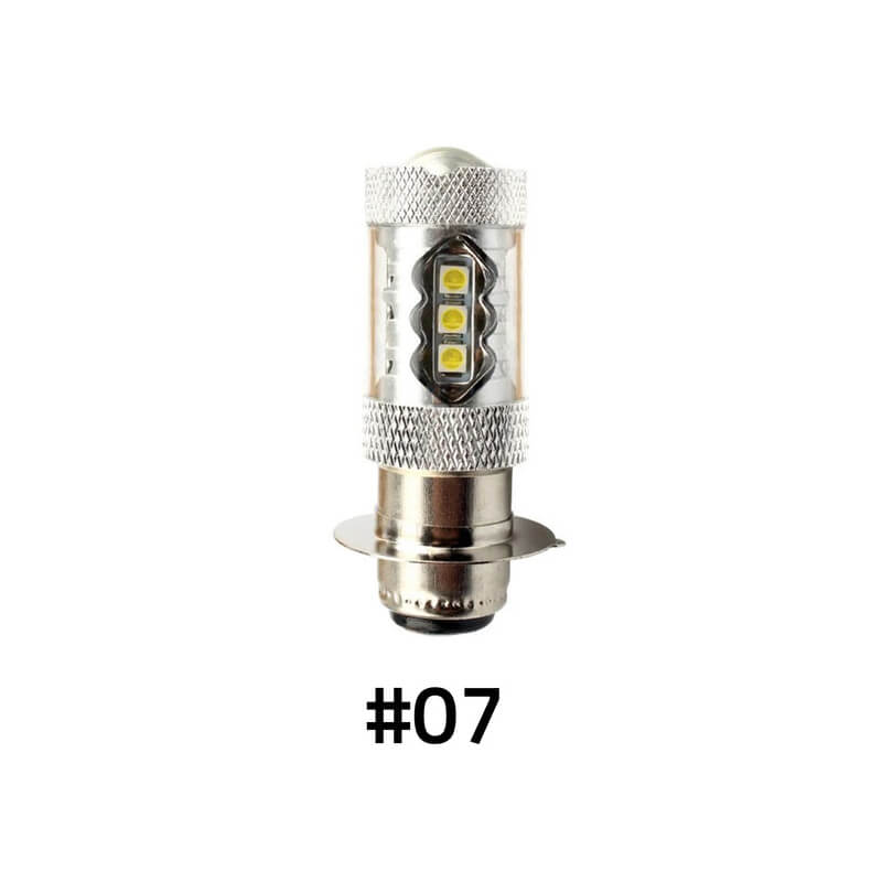 Carregue imagem no visualizador da galeriaLâmpada LED moto farol frontal - modelo H4 instalação na moto
