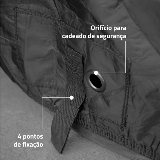 Infografia - Tecido militar Oxford 210D ultra-resistente