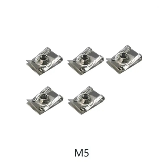 Molas metálicas (5 unidades) carenagem aço inoxidável M4 M5 M6 M8