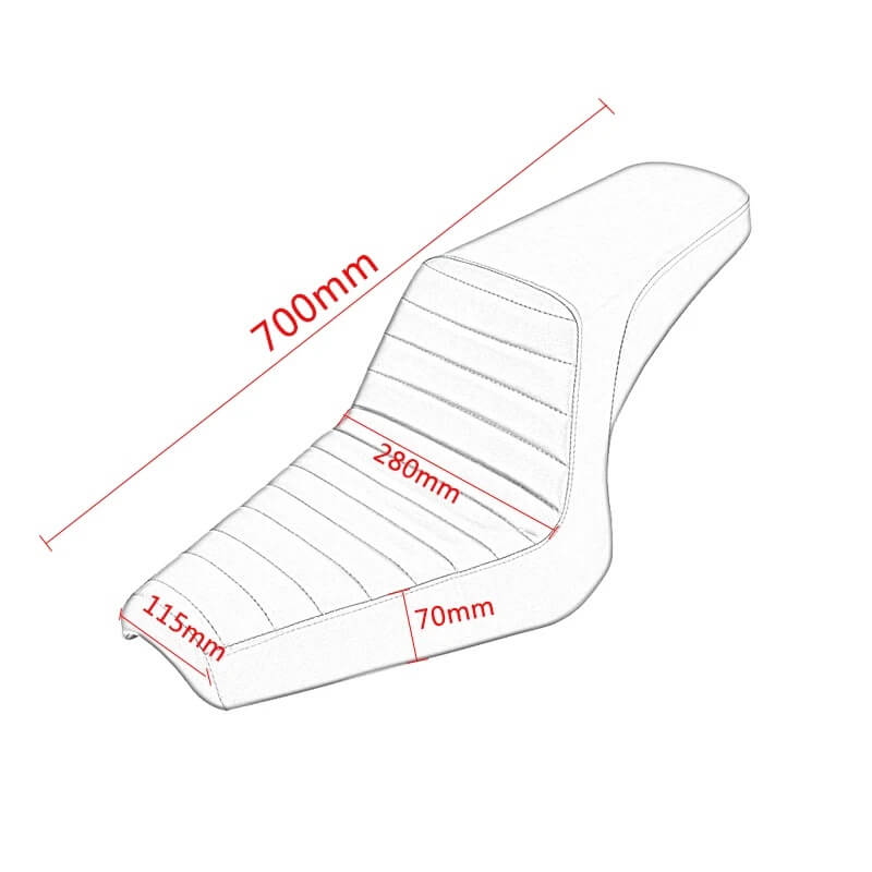 Carregue imagem no visualizador da galeriaBanco dois lugares Yamaha Bolt 950 detalhe do assento do passageiro 
