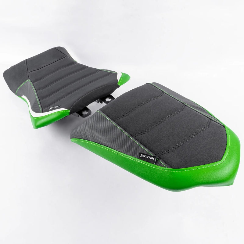 Load image into Gallery viewer, Banco Kawasaki Ninja 1000SX cor verde compatível com modelos 2022-2023
