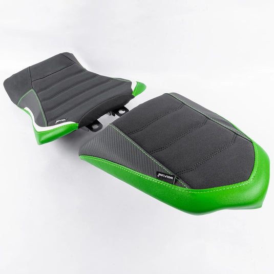 Banco Kawasaki Ninja 1000SX cor verde compatível com modelos 2022-2023