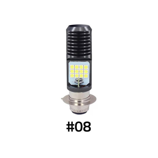 Lâmpada LED moto farol frontal - modelo H4 resultado final na estrada