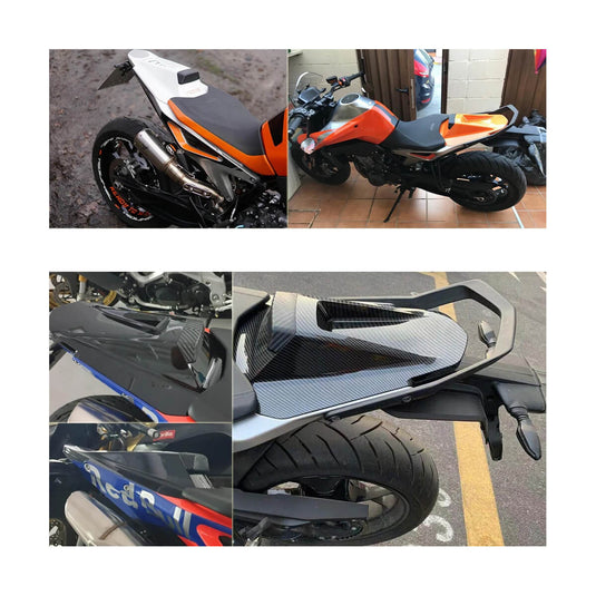 Capa banco passageiro KTM Duke 790 branca ABS acabamento premium 