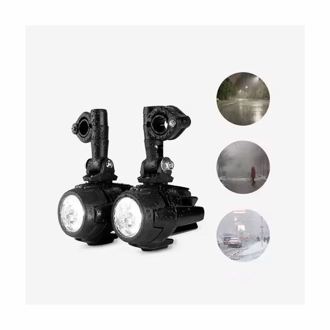 Carregue imagem no visualizador da galeriaFaróis auxiliares homologados E9 - 40W LED para moto
