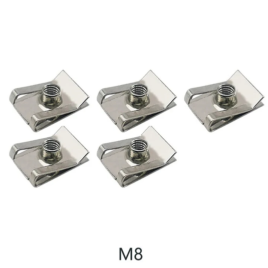 Molas metálicas (5 unidades) carenagem aço inoxidável M4 M5 M6 M8