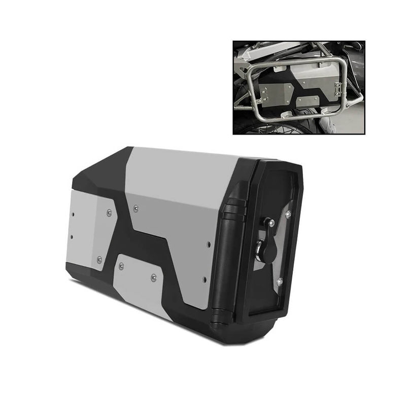 Carregue imagem no visualizador da galeriaCaixa de ferramentas alumínio 5L BMW R1250GS LC Adventure com suporte lateral - vista principal
