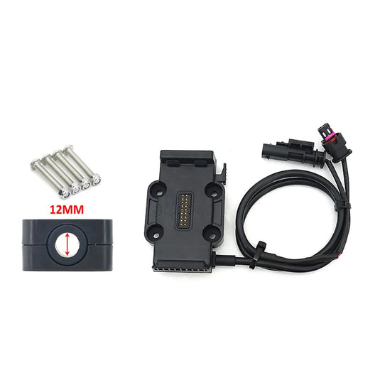 Suporte navegação moto carregamento sem fios BMW - Base universal 12/16/22 mm
